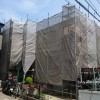 千葉市稲毛区にて屋根外壁塗装着工しました