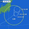 発達した低気圧！その名も台風。