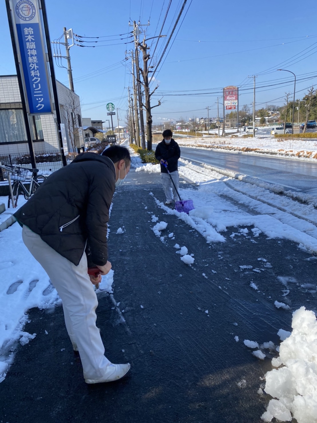 ハウスメイク雪かき